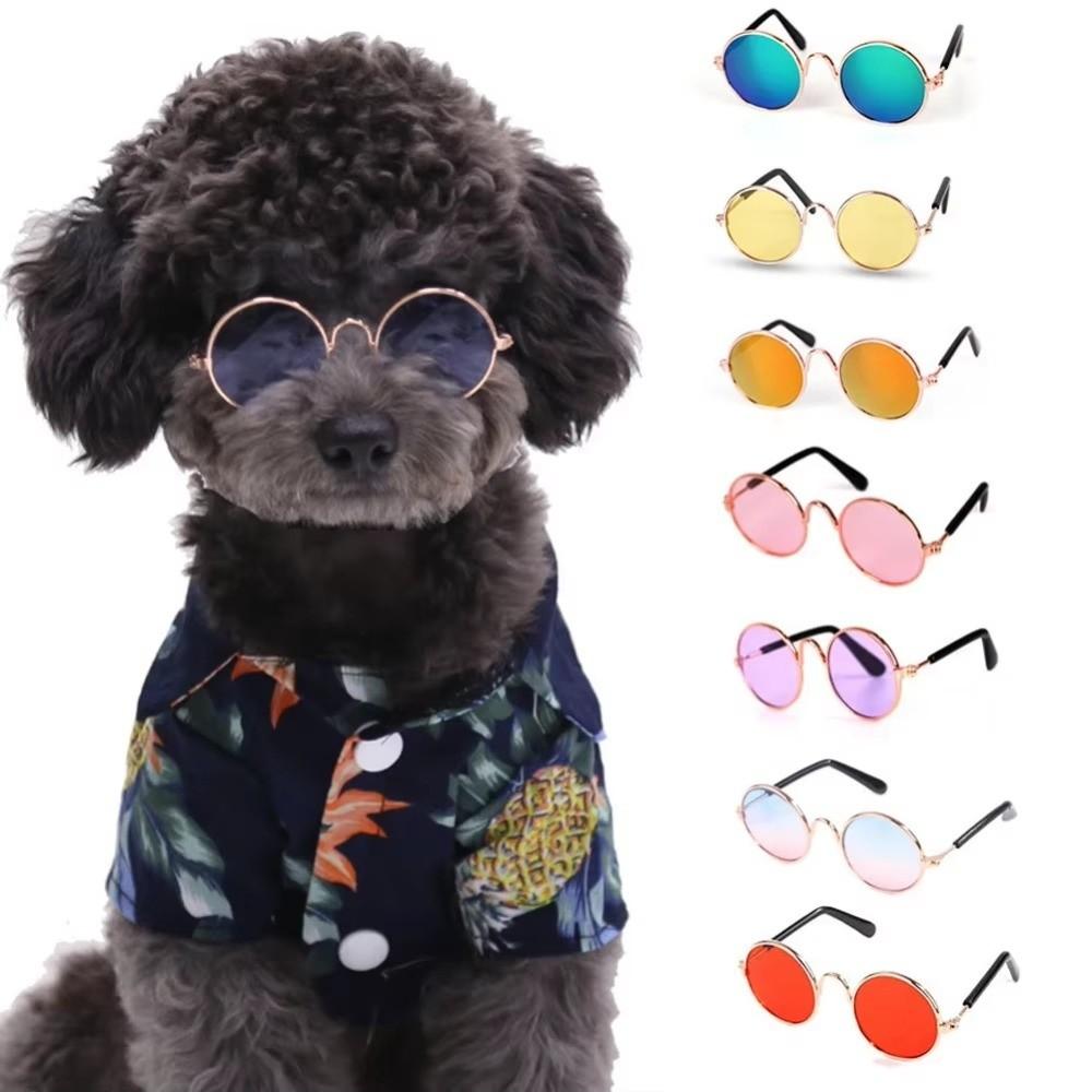 UV Protection Cat Sunglasses Vintage Dog Glasses Cute Pet Sunglasses  Pet Accessories