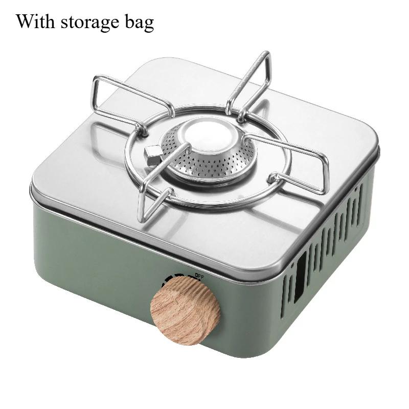 

Походная газовая плита Портативная бутановая плита Кассетная плита Газ для улицы с сумкой для переноски Уличная газовая горелка Пикник Кемпинг Барбекю