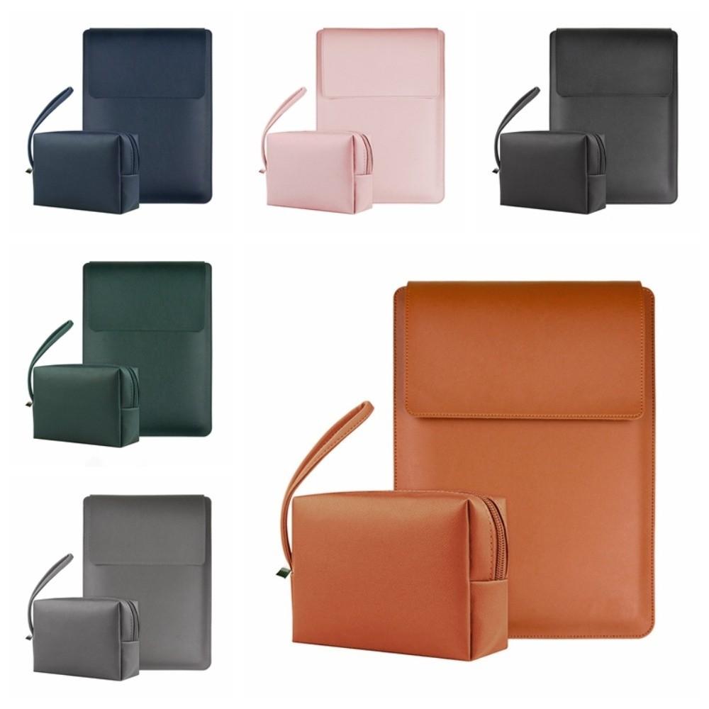 PU Leather Laptop Sleeve Case Bracket Design Laptop Bracket Inner Bag  15/16 Inch Universal