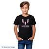 MESSI Soccer M Goat Logo Boy's T-Shirt. Sizes 2-18. Multiple Colors To Pick from