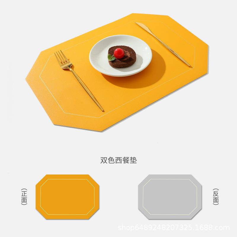 4 Pcs Nordic Style Table Mat Anti-Slip Water-Proof Placemat Coaster Mats Dining Tablemat Silicone Coaster Kitchen Accessories
