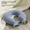 U Shaped Neck  Water Bag With Soft  Velvet Cover Long Lasting Heat Retention For Neck Pain Relief