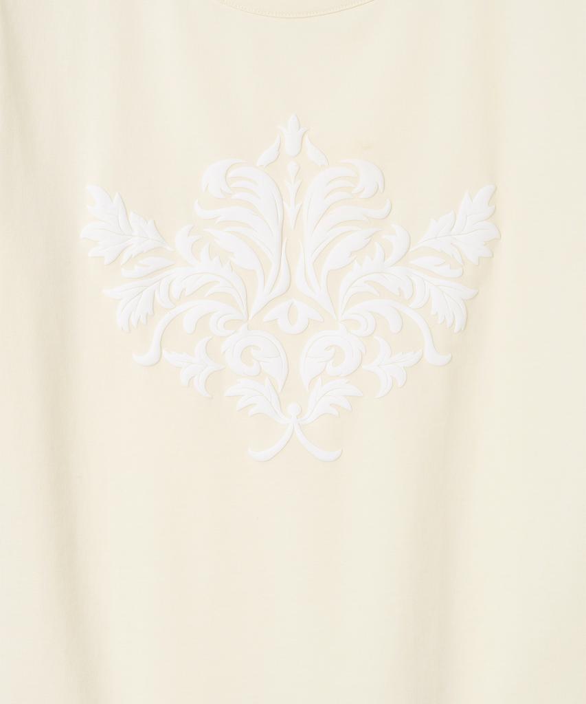 MILLO WOMEN Motif Short Sleeve T-Shirt [Pale Yellow]