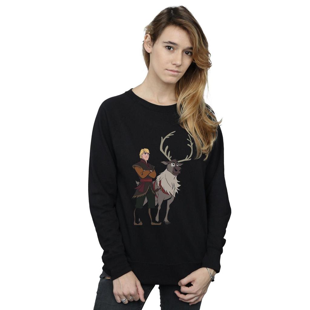 Disney Womens/Ladies Frozen 2 Sven And Kristoff Sweatshirt