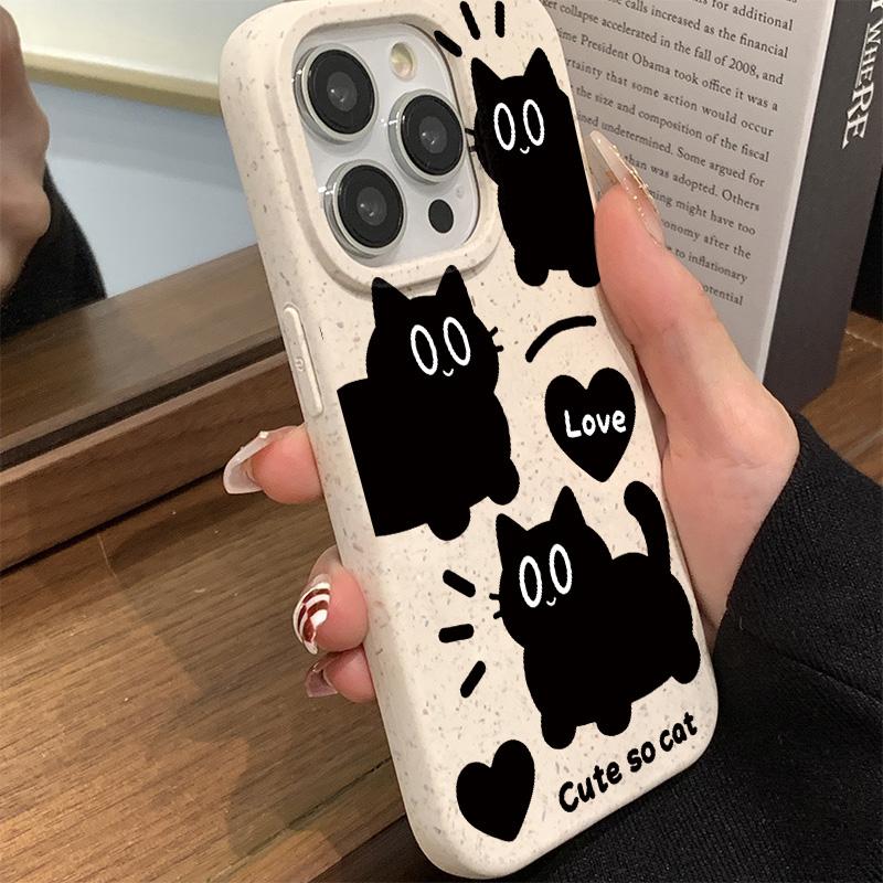 Mobile Phone Cases for iPhone 11 13 XR 15 Pro Max 12 14 Pro Max Case iPhone 16 7 Plus 8 Plus XS Max Degradable and Environmentally Friendly