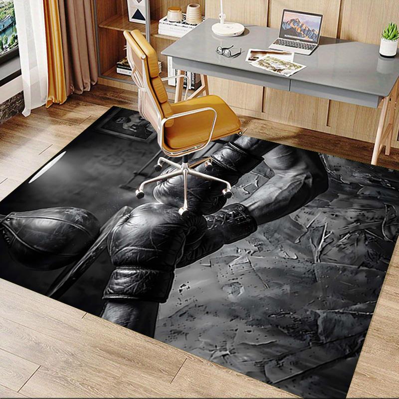 1PC Boxing Gloves Boxing Ring Extra Large Non-Slip Floor carpet, Office, family, bedroom, Studio - Large Area RugJ0379