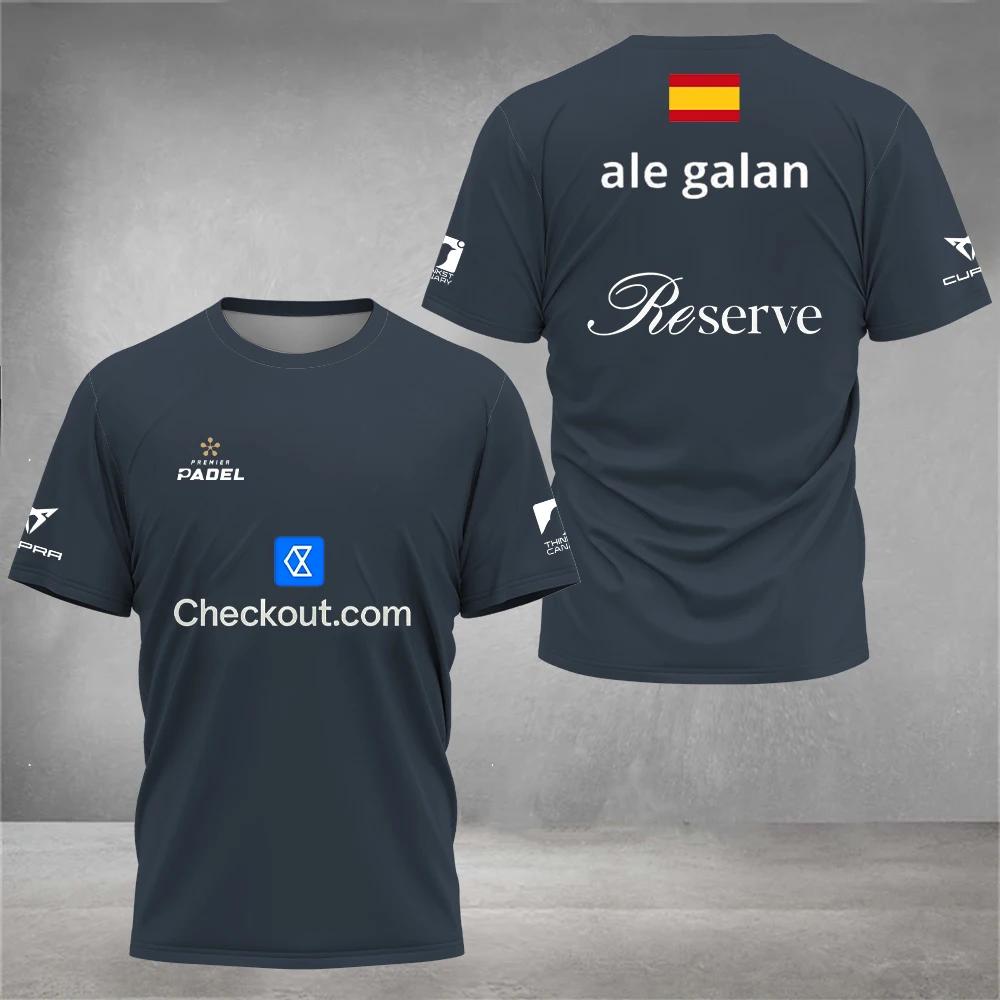 Padel Sport T-shirt Men's Summer Sportswear Fashion Game Uniform Boutique Men's Quick Drying Breathable T-shirt