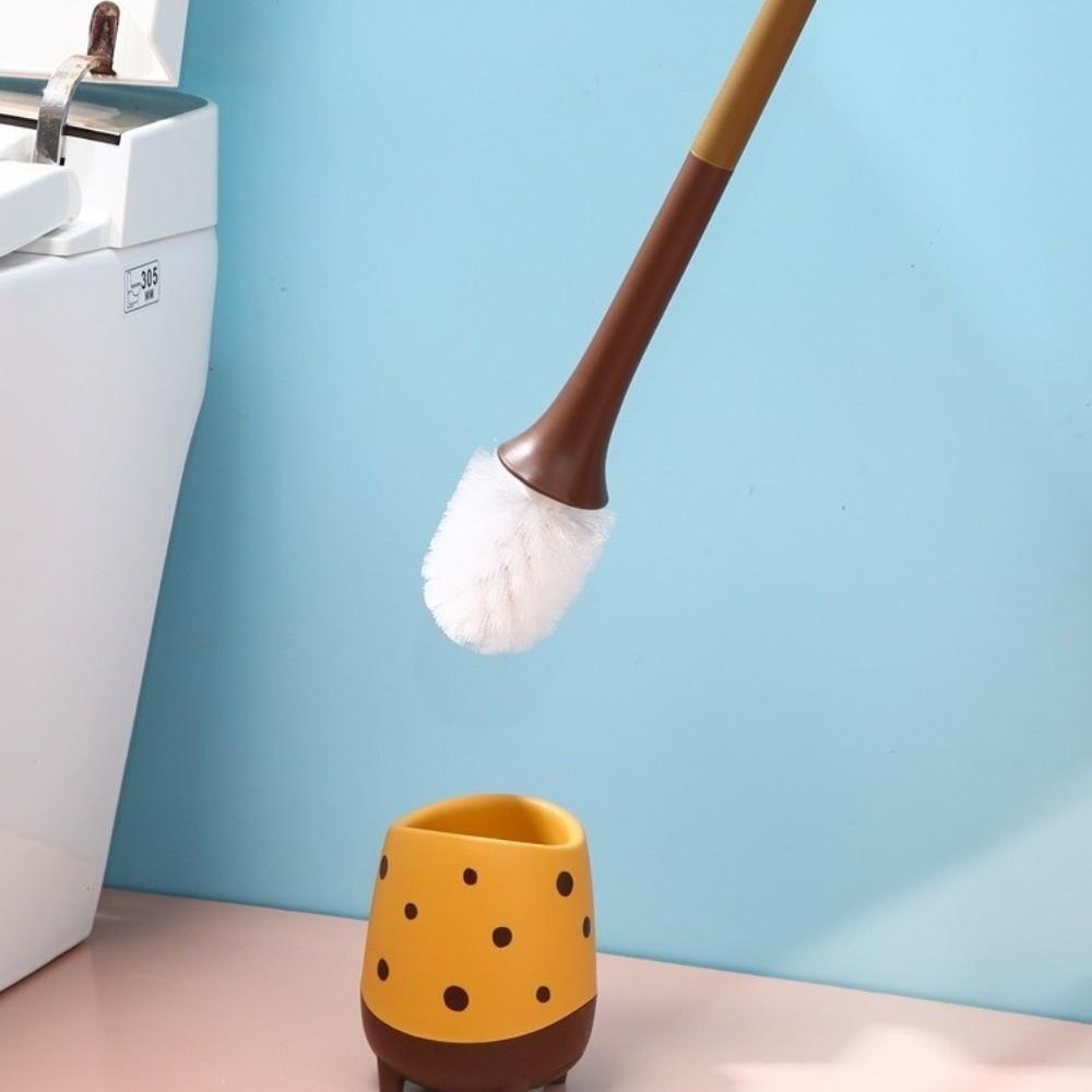 Cartoon Long Handle Brush Plastic Toilet Cleaning Brush Bathroom Cleaning Toilet Brush Bathroom