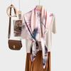 New fashion 111 mulberry silk silk scarf, women's Spring Festival gift for elders to keep warm 111 silk collection