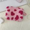 11 wind plush love mouth red envelope student holding small cosmetic bag key change bag ID bag