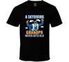 A Skydiving Grandpa Never Gets Old Funny Gift T Shirt