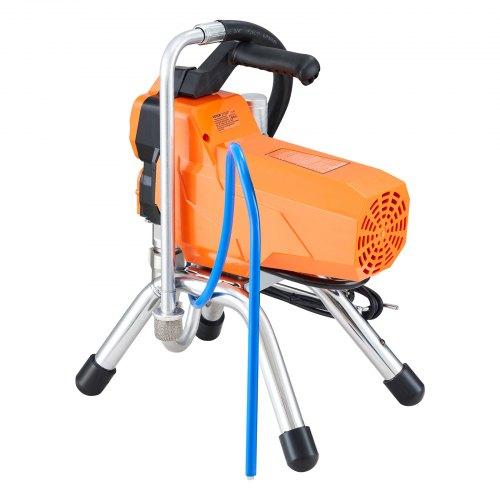 VEVOR Pistola a spruzzo airless con tubo ad alta pressione, pistola a spruzzo per vernice da parete da 2200 W, motore brushless da 3000 PSI 2 L/min incluso
