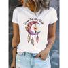 Fashion Feather Dreamcatcher T Shirt Women Harajuku Graphic Tees Shirt Femme Dream Catcher Women's T-shirt Clothes Tops