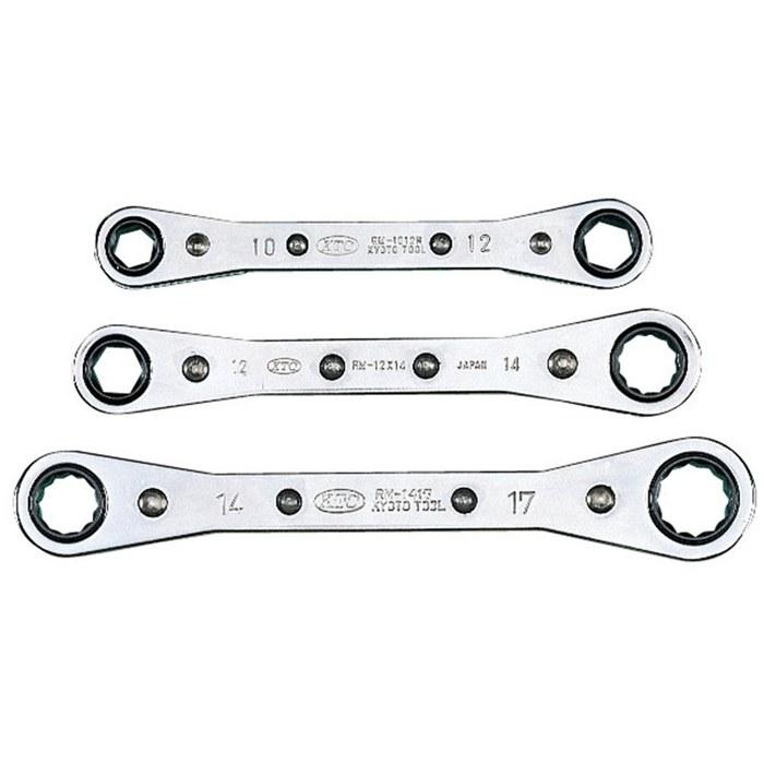 [Kyoto Machine Tools] Ratchet Wrench Set (3-Piece) RM03