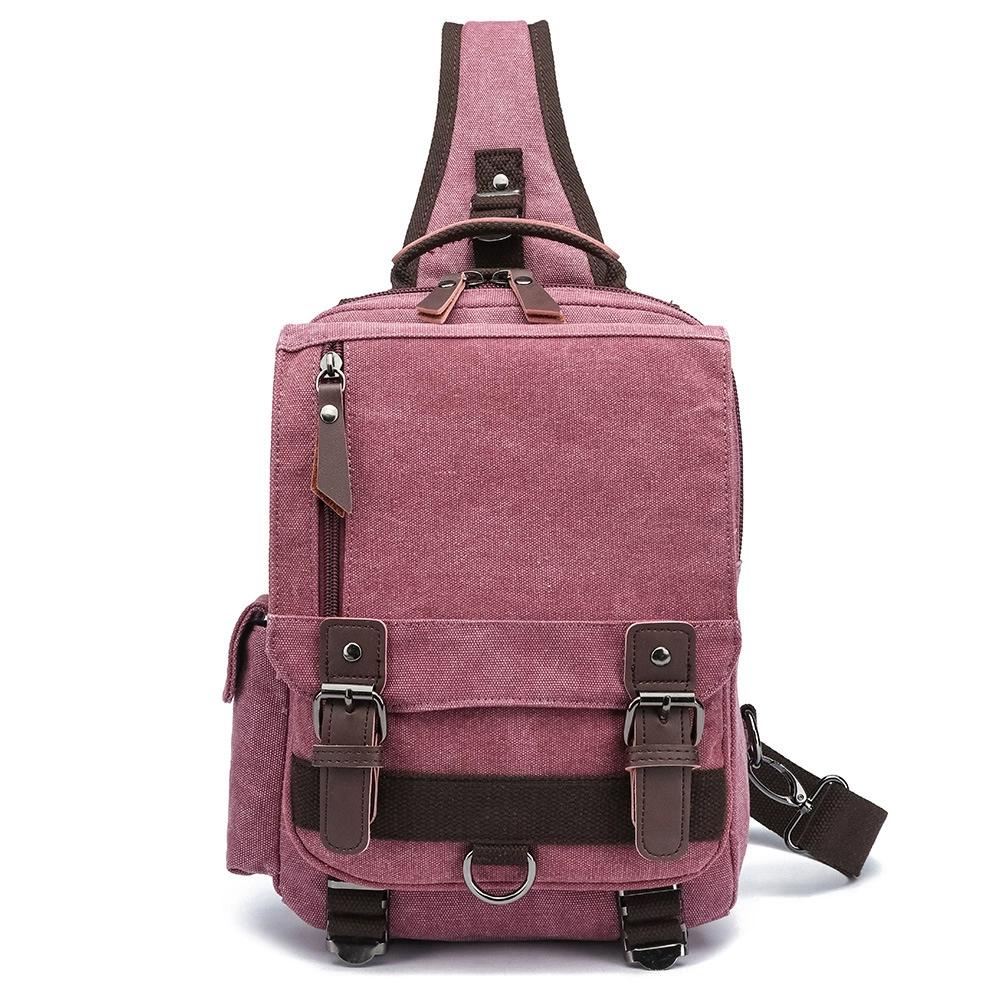 Retro crossbody taška, plátěná taška přes rameno pro muže a ženy, taška přes rameno, cestovní taška