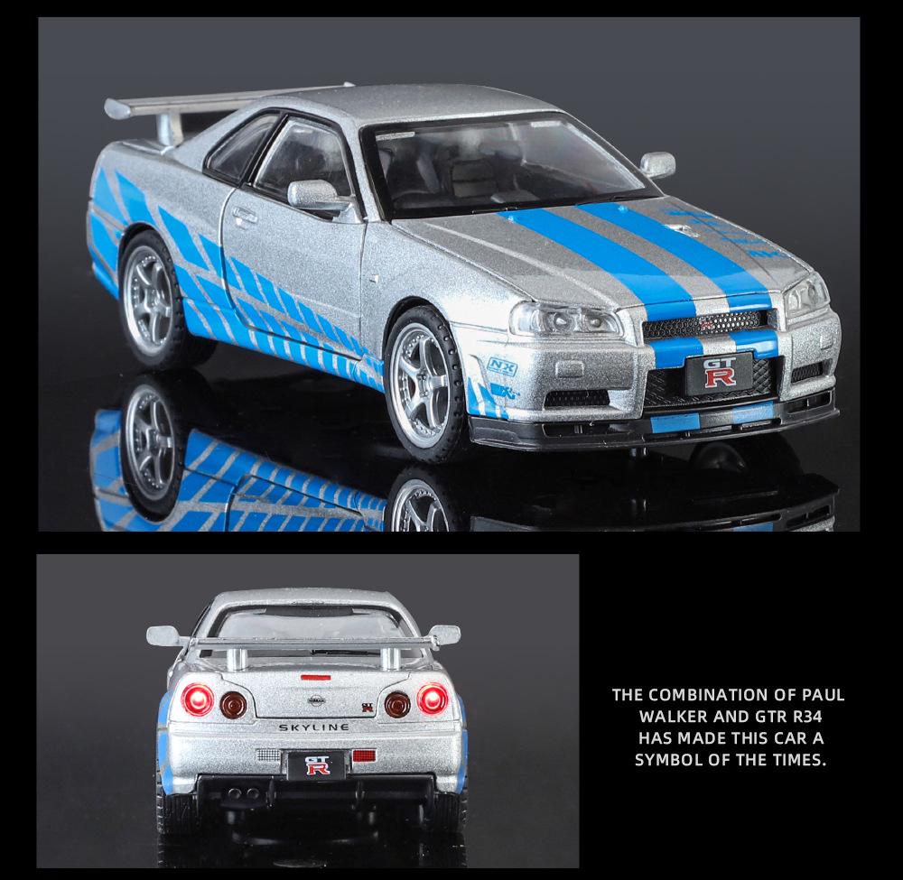 Golden Cube 1/32 Nissan GTR Skyline Alloy Model Car Ornament Toy