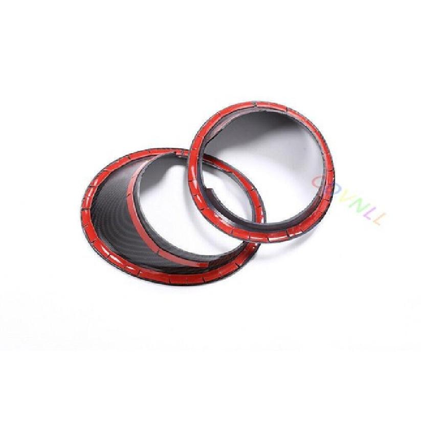 Black ABS Exterior Front Fog Light Lamp Cover Trim Fit For BMW X1 F48 2016-2021