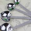 2sets 4pcs/set Kitchen Seasoning Spoon Stainless Steel Heart Measuring Spoon Baking Tool