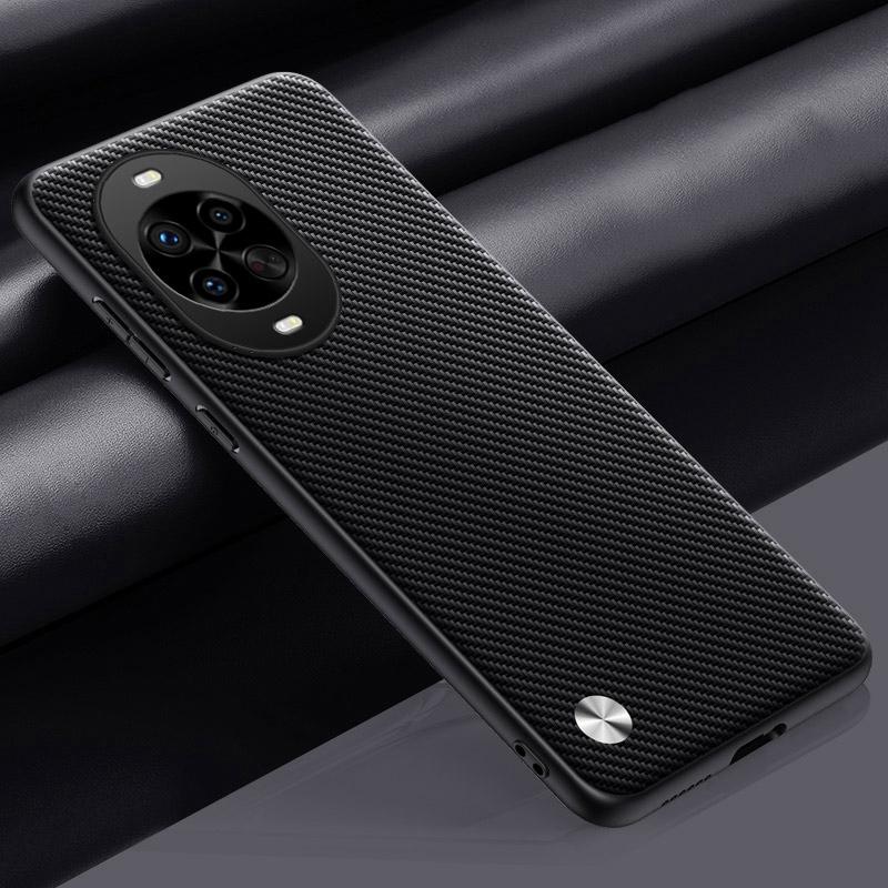

Luxury PU Leather Case For Huawei Nova 14 Pro Back Cover Silicone Shockproof Full Protection Phone Case For Huawei Nova 14 Ultra Nova 14 Ultra матовий чорний колір