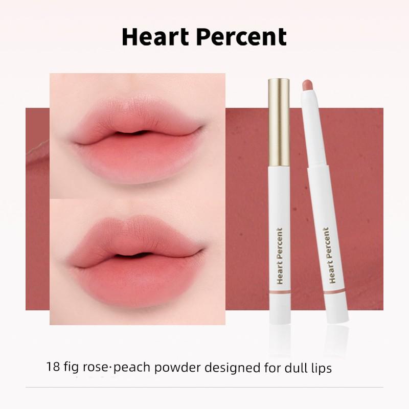 Liu Si's Same Style! Korean Heartpercent Lip Liner in Cinnamon Nude Color for Plump Lips, Deep Lip Base, and Pouty Lips