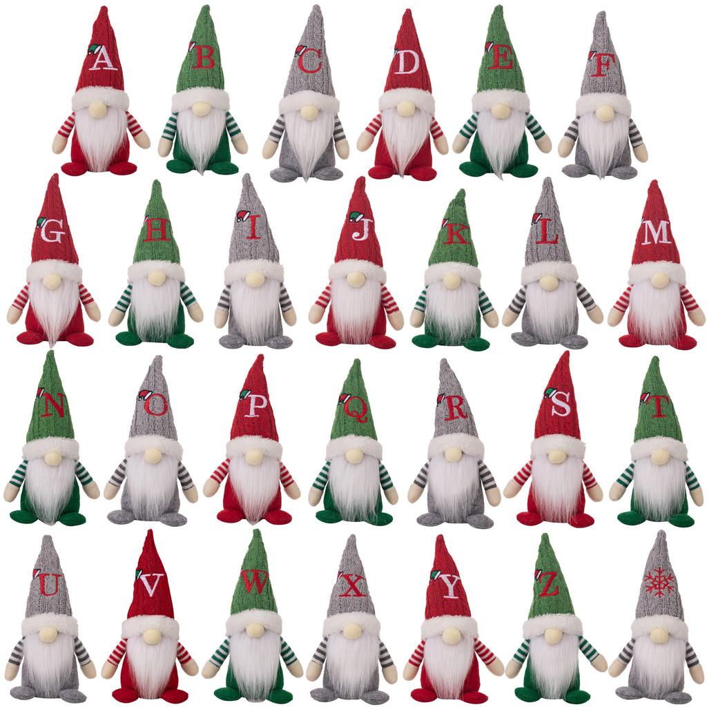 Adorable Christmas Gnome Figurine With Knitted Hat Perfect For Festive Decor