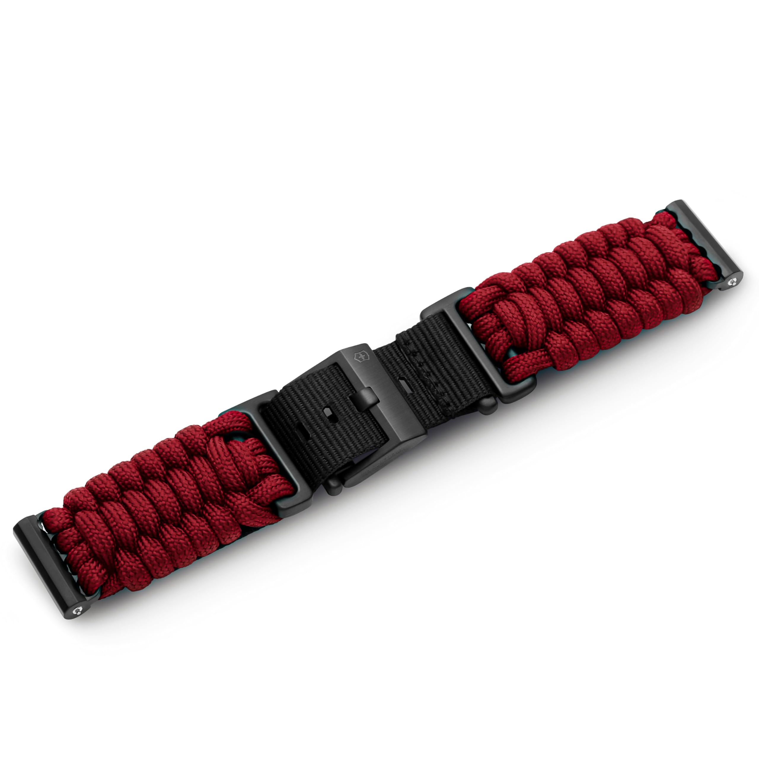 

Victorinox 21mm Paracord Watch D1 Pin Red Strap, Tool-Free, Buckle, Lightweight, Breathable, [V.60051]