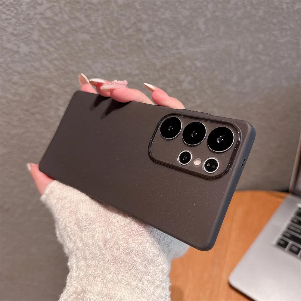 Ultra Thin Slim Matte Soft  Case for Samsung Galaxy S24 FE S23  S22 Ultra S25 S21 FE Plus Note 20 Ultra Back Cover