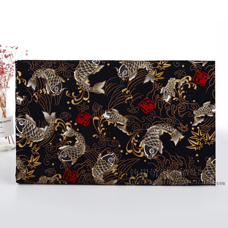 

Японская хлопковая ткань с изображением цветущей вишни для подарочной коробки ручной работы и кимоно