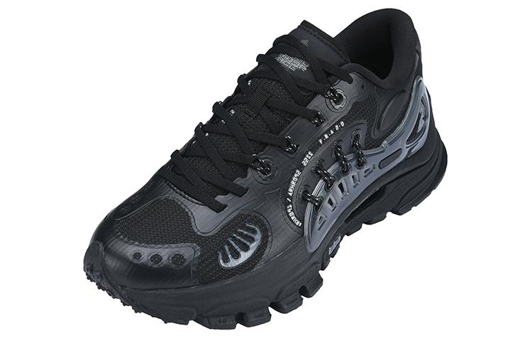 Li Ning Textile, Synthetic Leather Fashion Cushioning Slip Resistant Abrasion Resistant Low Top Casual Shoes Women's AZGS028-4
