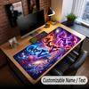 Space Cosmic Theme Custom Mouse Pad Personalized With Name Text Customized Desk Mat For Office Home Decor