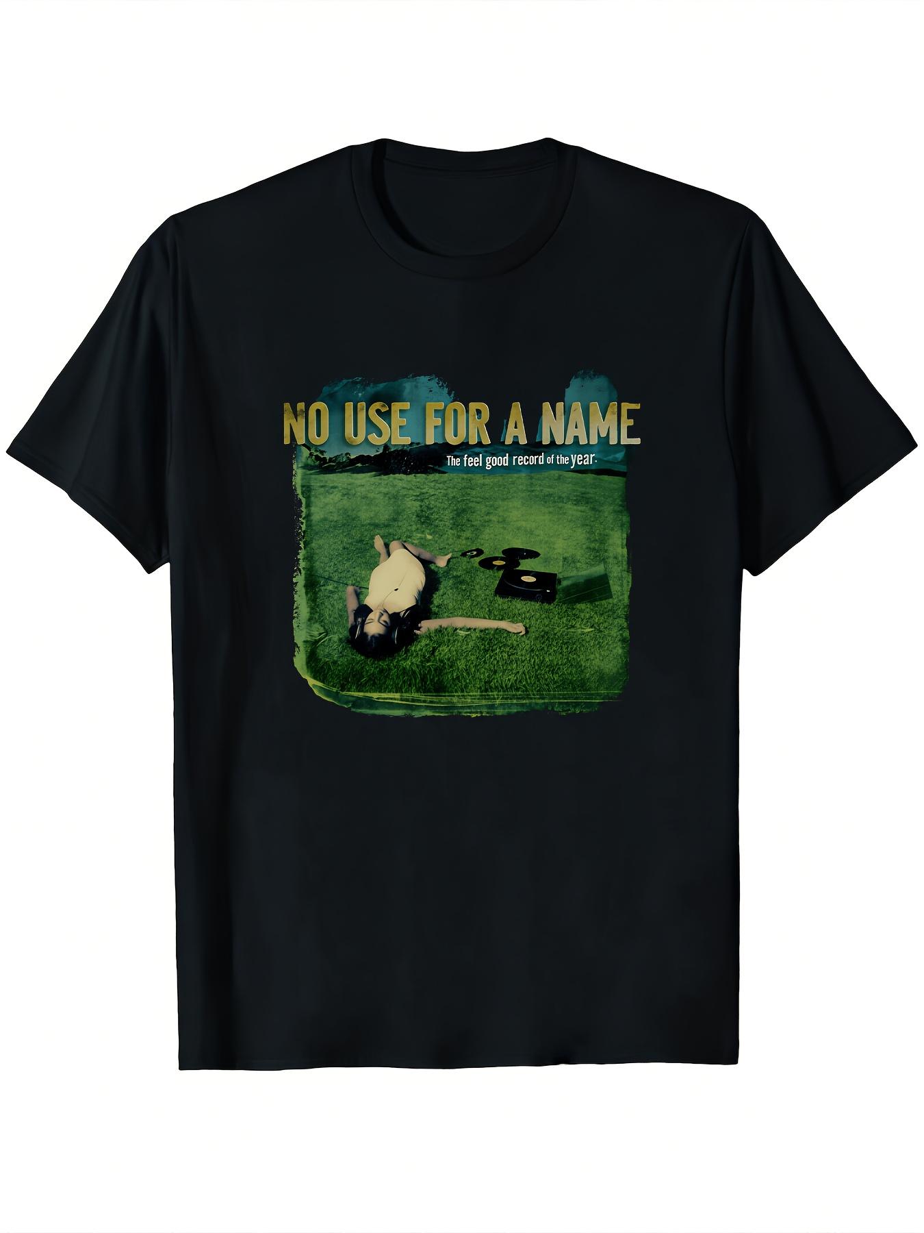 NO USE for A NAME Classic Tshirt by Fastri Music Punk Rock Band Pure Cotton Summer Couple Streetwear Top S