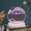 Sandscape Moving Sand Art Picture Quicksand Craft Round Glass 3D Deep Sea Hourglass Flowing Sand Painting Office Home Decor Gift