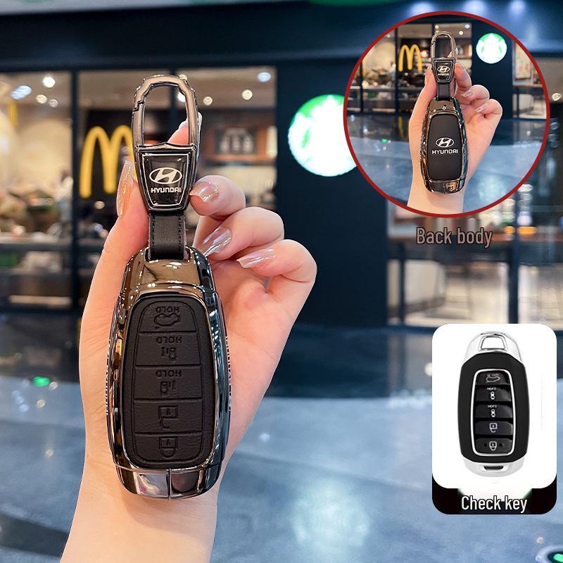 Kompatible Schlüsselhüllen für Hyundai: Festa, Elantra ix35, Tumi, ix25, Encino Modelle.