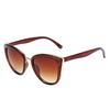 Women Sunglasses Vintage Style Thickened Lenses Leopard Print Fashion Cat Eye Women Sunglasses for Female