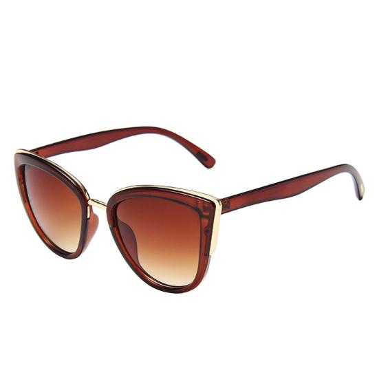 Women Sunglasses Vintage Style Thickened Lenses Leopard Print Fashion Cat Eye Women Sunglasses for Female