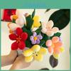 Adorable Plush Animal Bear Flower Bouquet Decoration Perfect For Home Or Gift Giving
