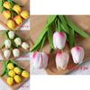 Tulip Artificial Flower With Pu Material For Home Decor And Photography Props