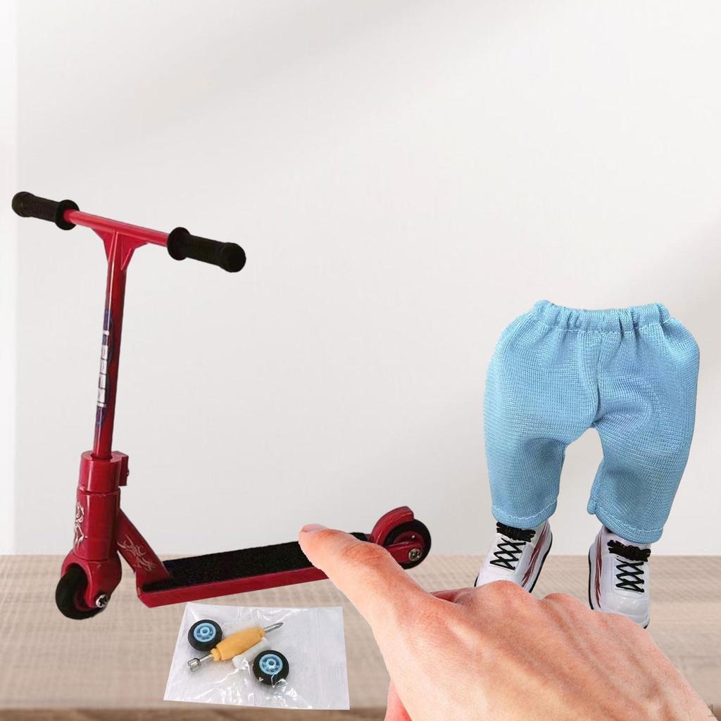 Alloy Finger Scooter Fingertip Balance Photo Props Fingerboard Home Decor