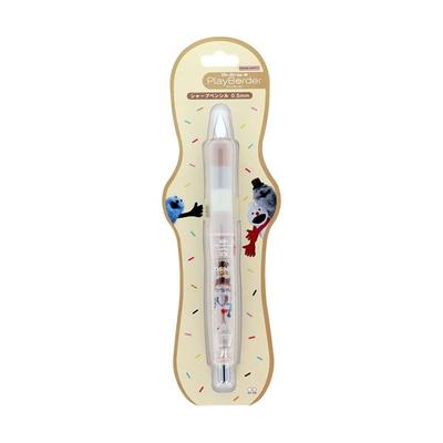 Stationery Puppet Goods Grip CL Play Border Mechanical S4485459 Sun-Star Sun-Sun Dr. 0.5mm Pencil, Orange,