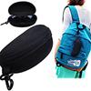Black Portable Cute Style Hard Zipper Case Box Glasses Eye Glasses Sunglass Bag