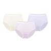 Women's 7A Antibacterial Pure Cotton Lace Trim Underwear