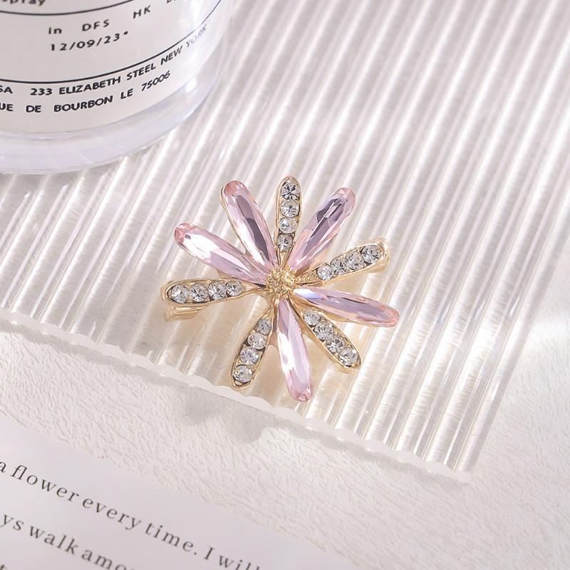 Pearl Large Brooch Diamond Pin Women's Anti-Light Corsage High-Level Coat Trenchcoat Suit Accessories Cross-Border
