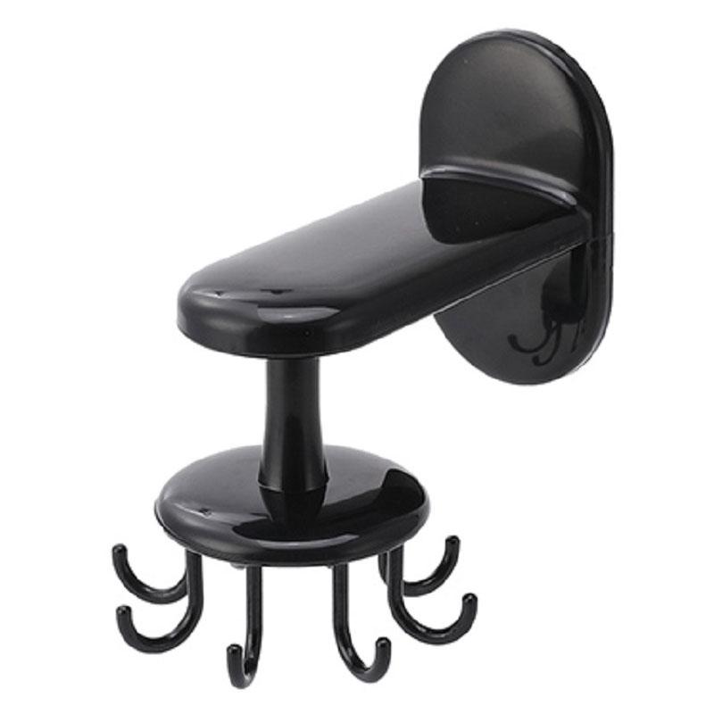 8 крючков вращающийся на 360 градусов держатель полка кухонная лопатка ложка кухонные принадлежности органайзер вешалка полотенце для ванной губка вращающиеся крючки 7346₽