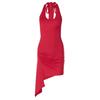 Women’s Sleeveless Bodycon Midi Dress, Ruched Tank Dress with Side Slit, Slim Fit Casual Summer Dress for Going Out, Party & Date Night