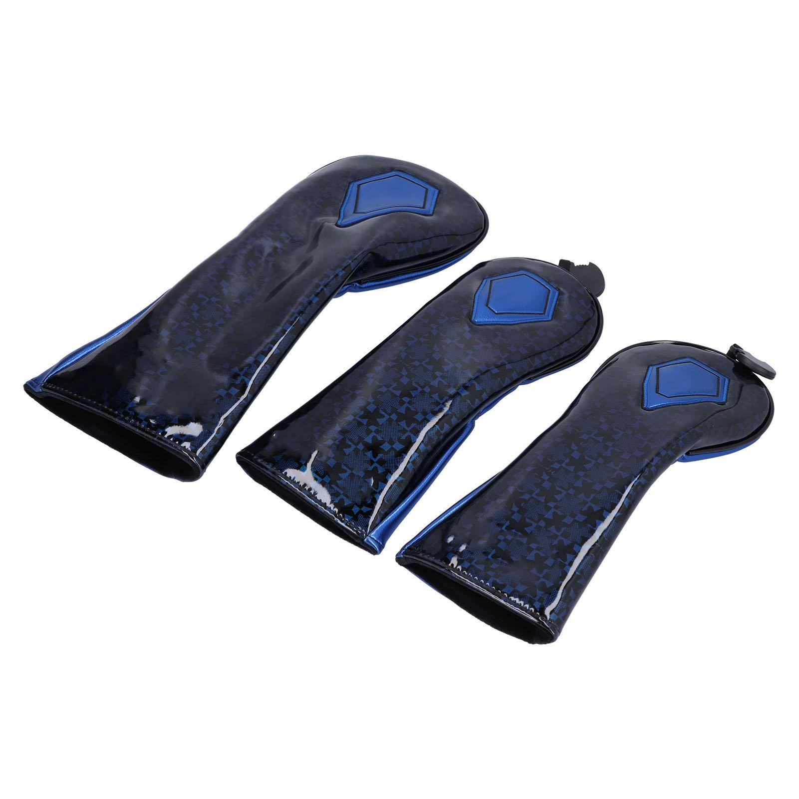 Golf Club Head Cover for Driver Cover Blade Putter Cover PU Leather Headcover Protector