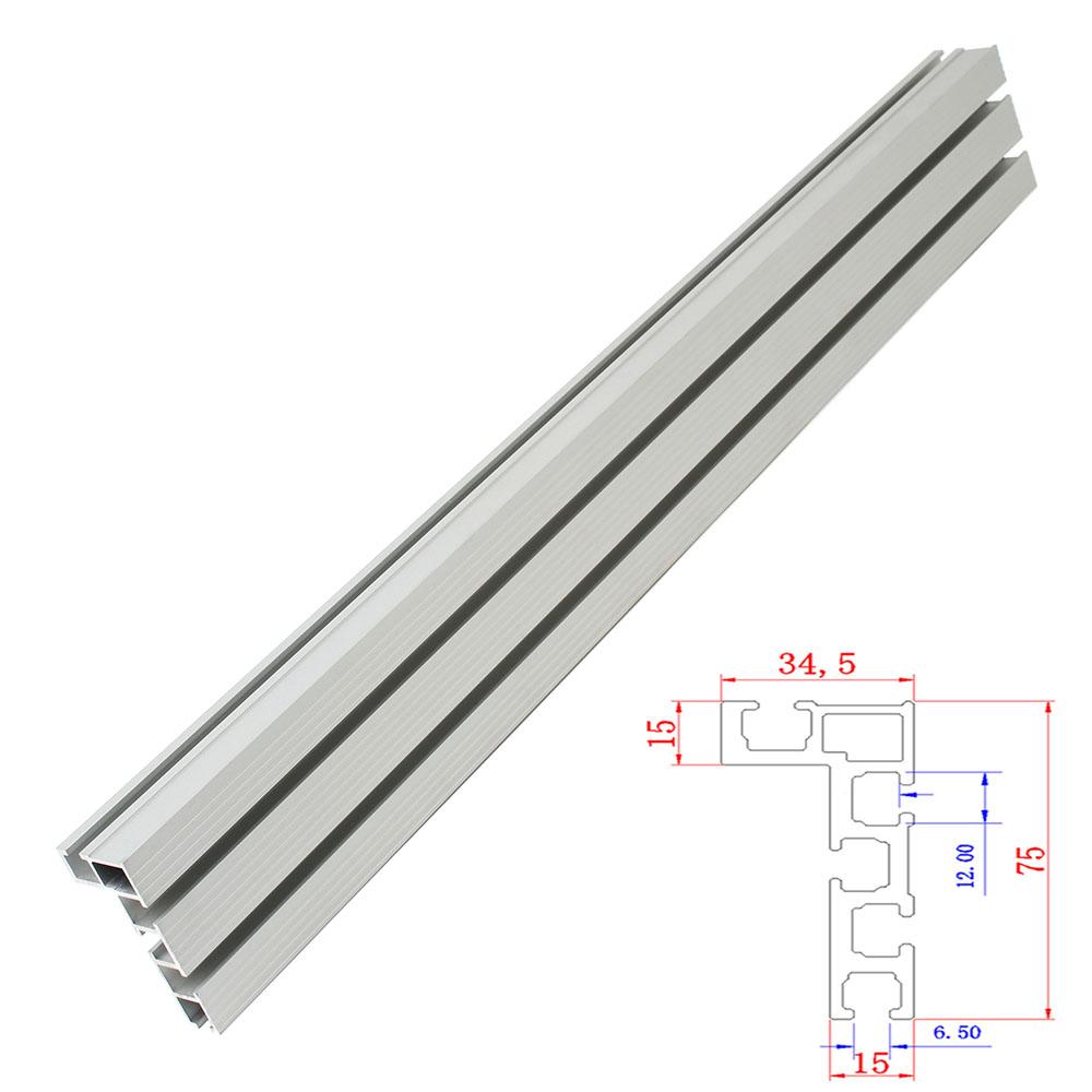 1Pc 19/30/45/75Type T-tracks T-Slot Aluminium Alloy Miter Track Jig Miter Bar Slider Table Saw Router Table DIY Woodworking Tool