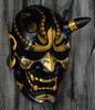 Weiches Latex-Material Halloween-Gesichtsmasken Japanischer Hannya Dämon Oni Samurai Noh Kabuki Prajna Teufelsmaske Partykostüm