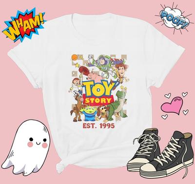 Toy Story Characters T-shirt T Shirt Men Women Unisex Tshirt G640