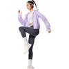 Li Ning Fitness Series UV Protection Waterproof Breathable Solid Color Zipper Hooded UPF50+ Sun Protection Jacket Women Jacket Lilac AFDU460-4
