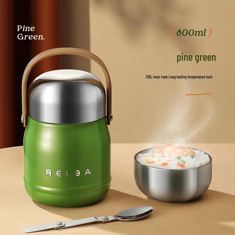 

Wushengwu 800ml Portable Insulated Food Jar